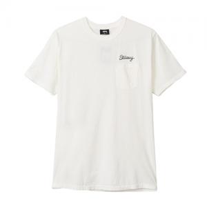 STUSSY STITCH PIG. DYE PKT TEE-NATL