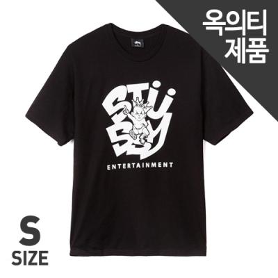 STUSSY ENT. TEE-BLK