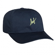 SCRIPT CURVE VISOR 6 PANEL-NVY