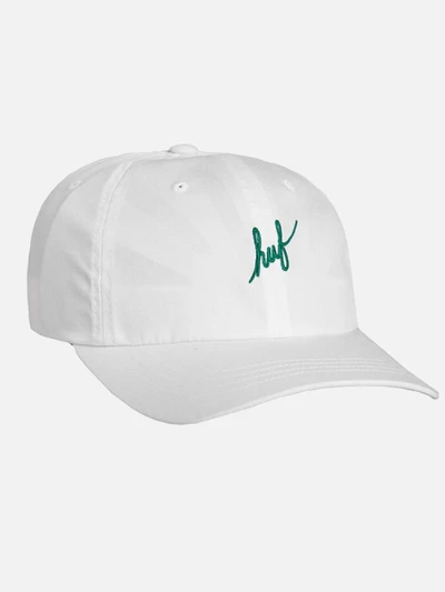 SCRIPT CURVE VISOR 6 PANEL-WHT