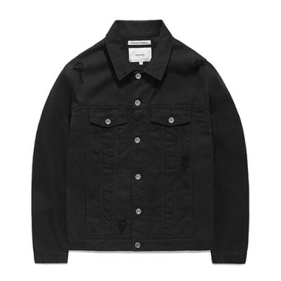 DAMAGED DENIM JACKET GS [BLACK]