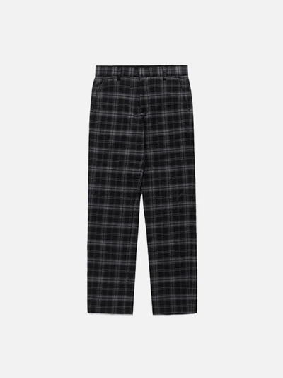 PLAID CHECK PANTS GS [BLACK]