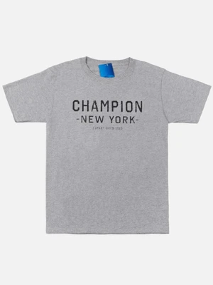 그래픽 반팔티 NYC OXFORD GREY