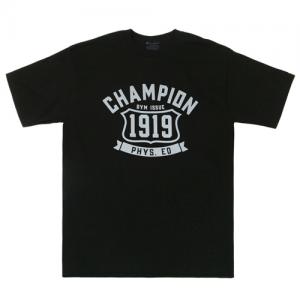 그래픽 반팔티 GYM BLACK