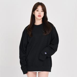 (S0888) 파워블렌드 맨투맨 BLACK