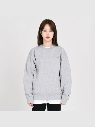 (S0888) 파워블렌드 맨투맨 OXFORD GREY