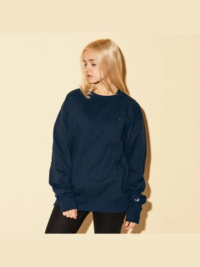 (S0888) 파워블렌드 맨투맨 NAVY