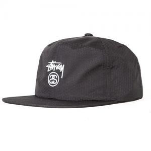 STOCK LOCK HONEYCOMB STRAPBACK-BLK