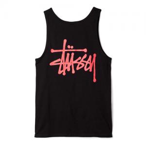 BASIC STUSSY TANK-BLK