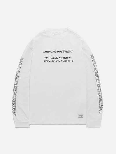 TRACKING NUMBER T-SHIRTS GS [WHITE]
