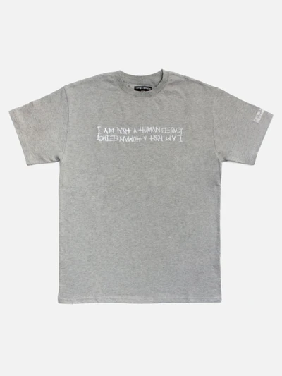 RETRO REFLECTIVE BASIC LOGO TEE-GREY