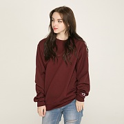 (S600) 더블드라이 에코플리스 맨투맨 MAROON