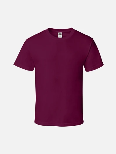 ADULT TEE-BURGUNDY