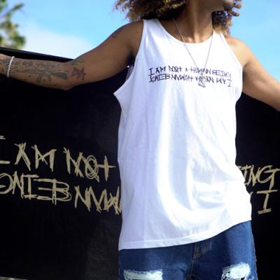 BASIC LOGO SLEEVELESS - WHITE