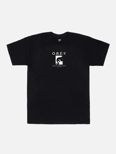 (163081487)WAKE UP CONSUME REPEAT TEE-BLK