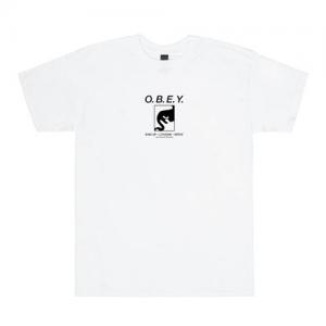 (163081487)WAKE UP CONSUME REPEAT TEE-WHT