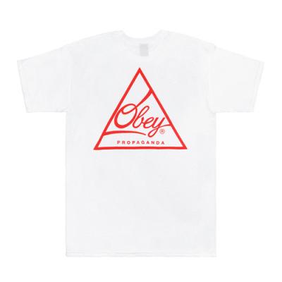 (163081005)NEXT ROUND 2 TEE-WHT/RED
