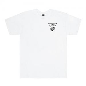(163081485)OBEY STAY ALERT TEE-WHT