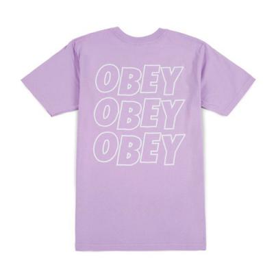 (163081489)OBEY JUMBLE LO - FI TEE-LADR