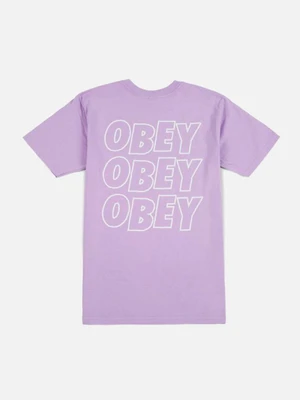 (163081489)OBEY JUMBLE LO - FI TEE-LADR