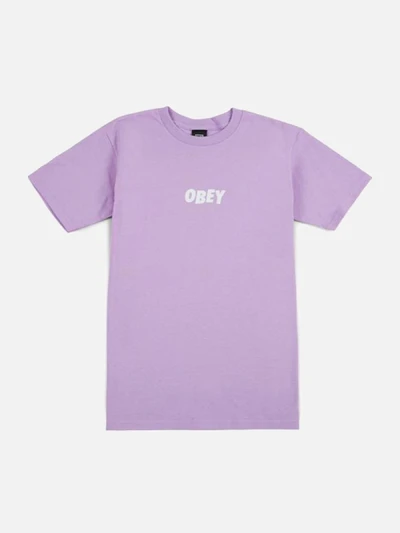 (163081216)OBEY JUMBLED TEE-LADR
