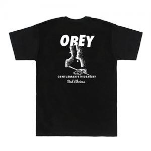 (163081471)BAD CHOICES TEE-BLK