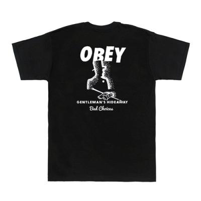 (163081471)BAD CHOICES TEE-BLK