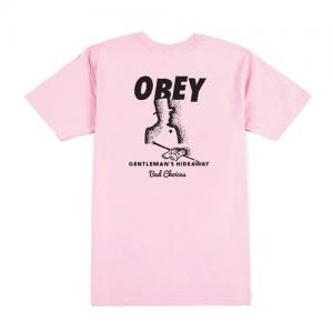 (163081471)BAD CHOICES TEE-PINK