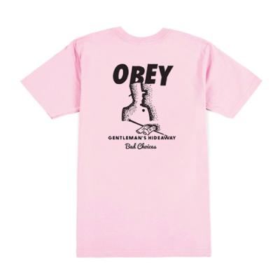 (163081471)BAD CHOICES TEE-PINK