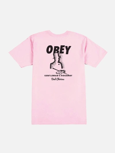 (163081471)BAD CHOICES TEE-PINK