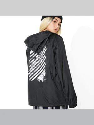 (126251524)DEFIANT ROSE HOOD COACHES JKT-BLK