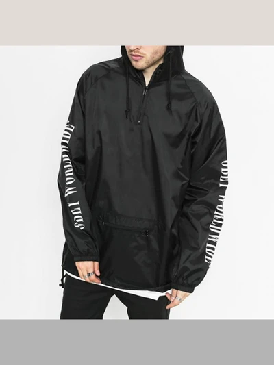 (126261517)OBEY NEW TIMES WORLDWIDE ANORAK-BLK