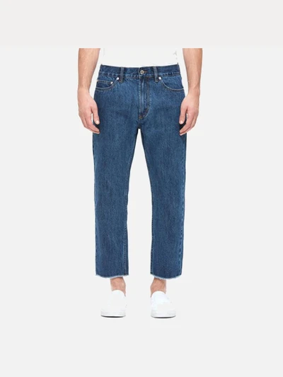 (142010054)NEW THREAT CUT DENIM-SW.INDIGO