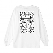 (164901510)BREAK DOWN THE WALLS L/S TEE-WHT