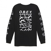 (164901510)BREAK DOWN THE WALLS L/S TEE-BLK