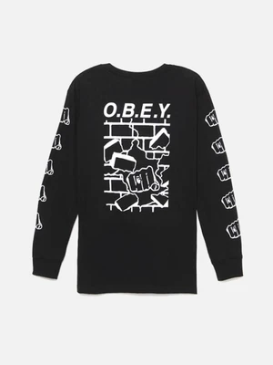 (164901510)BREAK DOWN THE WALLS L/S TEE-BLK