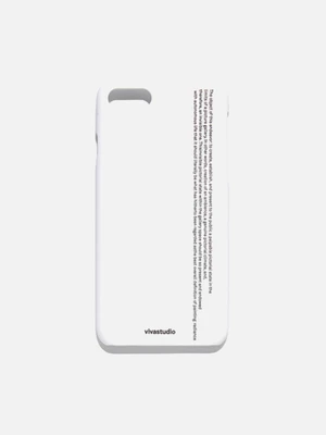 SLOGAN PHONE CASE GS [WHITE]
