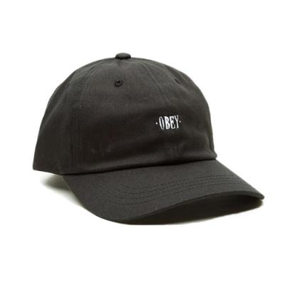NORMANDIE 6 PANEL HAT-BLK