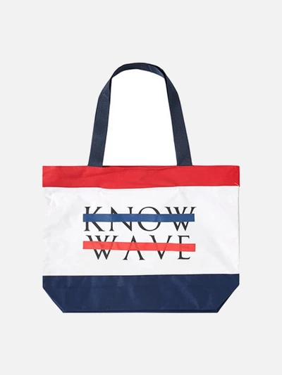 BEACH TOTE BAG-RED/WHT/BLU