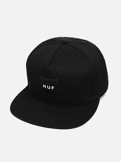 DUCK CANVAS BOX LOGO SNAPBACK-BLK
