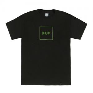 OUTLINE BOX LOGO TEE-BLK