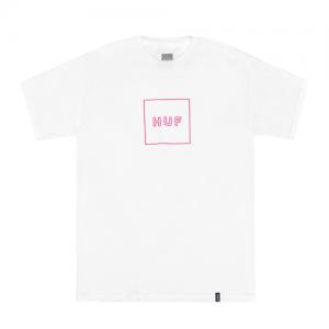 OUTLINE BOX LOGO TEE-WHT