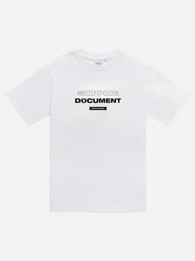 DOCUMENT T-SHIRTS GS [WHITE](GSVT63)