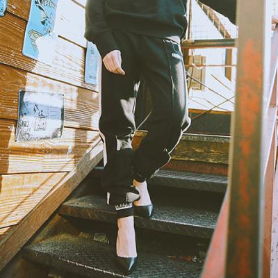 BOLD LOGO SWEATPANTS-BK