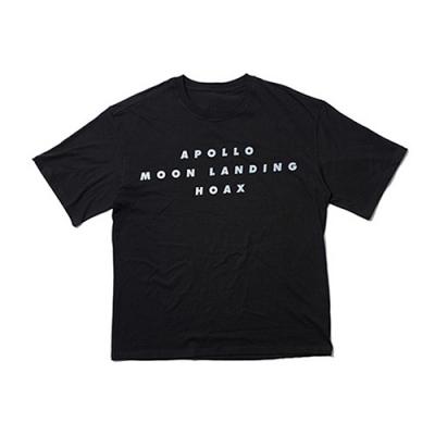 17SU MOON SQUARE BLACK TEE