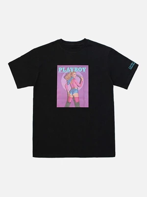 [HBXPB] PLAYBOY VINTAGE COVER TEE 4-BLACK