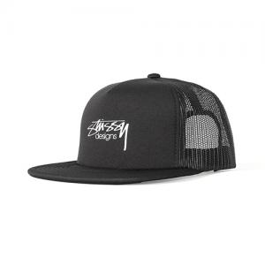 SMOOTH STOCK TRUCKER CAP-BLK