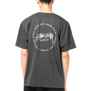 OLD STAMP PIG DYED TEE-BLK