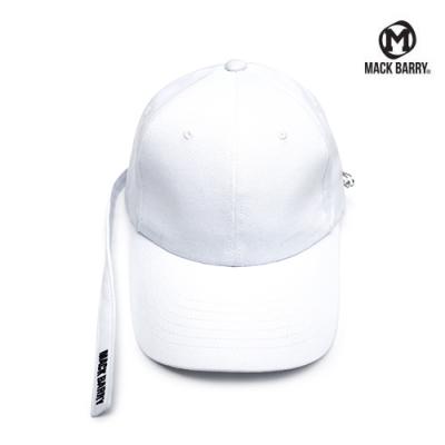 MACK LONGSTRAP CURVE CAP (B) WHITE