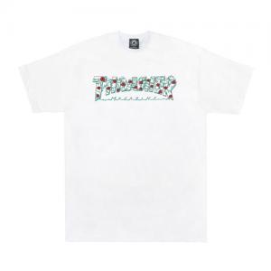 ROSES S/S TEE-WHITE
